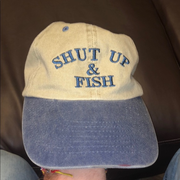 shut up and fish hat